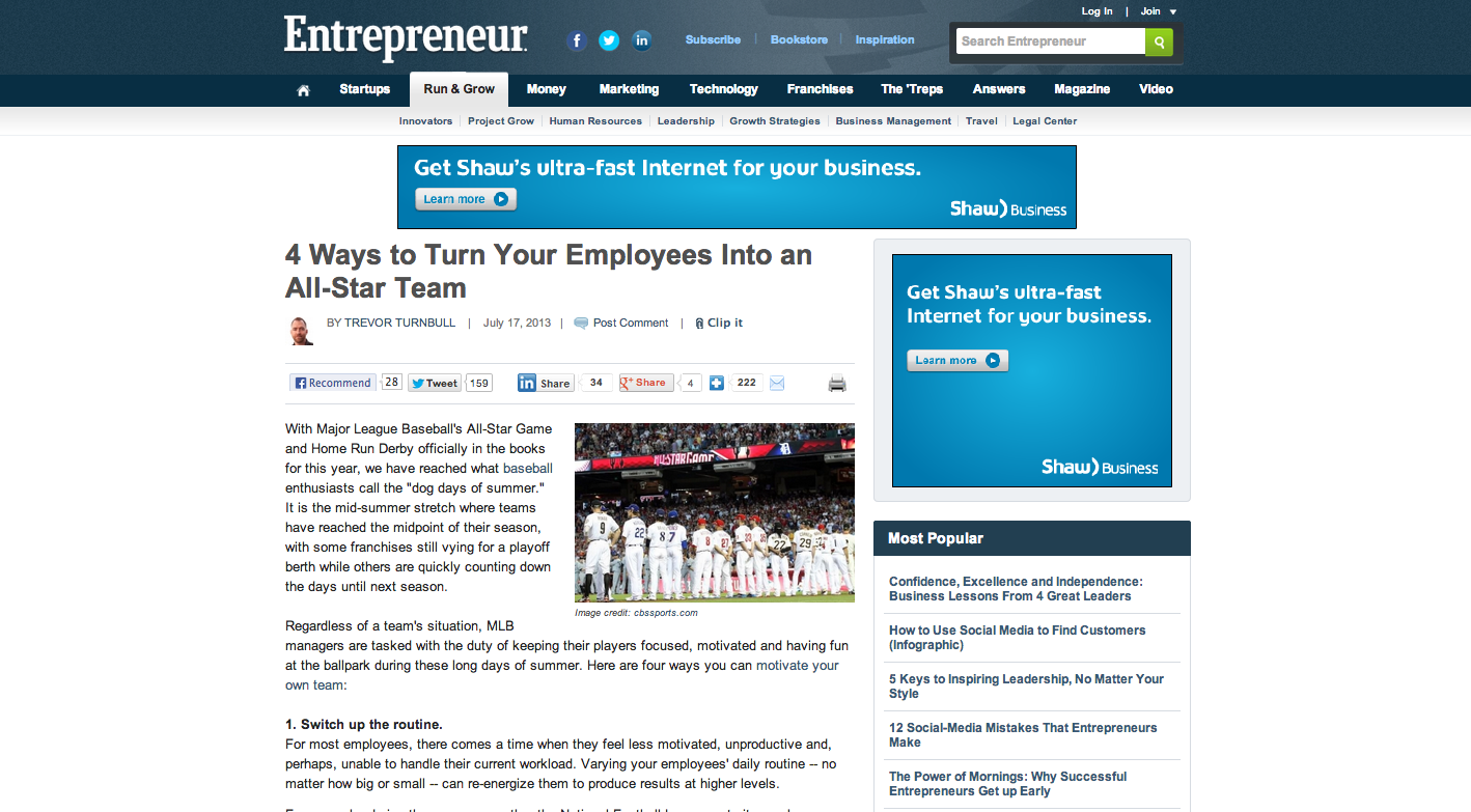 4 Ways To Turn Your Employees Into An All Star Team